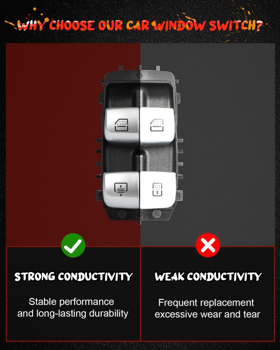 Master Power Window Control Switch For Mercedes Benz S550 2014 2017 S600 2015 S63 Amg Replace 2229051505