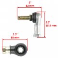 Caltric 2 Tie Rod Set Compatible With Polaris Sportsman 400l 400-l 1996 1997