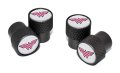 Elektroplate Officially Licensed Dc Comics Pink Wonder Woman Black Knurling Aluminum Superhero Tire Valve Stem Caps Universal 