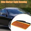 Uxcell Car Markers Accessories Side Marker Light Housing Turn Signal Lamp Cover Assembly No A2049067301 For Mercedes-benz C250