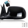 Ocpty Driver Side Manual Fold Heated Turn Signal Mirrors Compatible With 2003-2006 For Chevrolet Silverado 1500 Hd Gmc Sierra