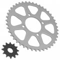 Caltric Front And Rear Sprockets Compatible With Kawasaki Ksf250a Mojave 250 1987 1988 1989 1990-2004