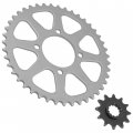 Caltric Front And Rear Sprockets Compatible With Kawasaki Ksf250a Mojave 250 1987 1988 1989 1990-2004