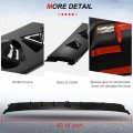 Rear Roof Window Spoiler For Mitsubishi Lancer 2002 To 2007 Glossy Carbon Look Abs Racing Wing Lip Self Adhesive Exterior