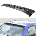 Rear Roof Window Spoiler For Mitsubishi Lancer 2002 To 2007 Glossy Carbon Look Abs Racing Wing Lip Self Adhesive Exterior 