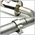 4 Inches Rolled Muffler Tip Catback Exhaust System Compatible With Chrysler Pt Cruiser 2 4l 01-06