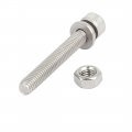 Uxcell M5x35mm 304 Stainless Steel Hex Socket Head Cap Bolt Screw Nut W Washer 12 Sets
