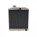 Alloyworks 4 Row Core All Aluminum Radiator For Honda Civic Eg Ek Del Sol Integra B16 B18 1992 1993 1994 1995 1996 1997 1998 