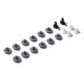 Compatible With 2002-2006 Mini Cooper R50 R53 S 05-08 R52 R52s Convertible 4 Pcs Of Front Left Right Wheel Arch Hood Trim