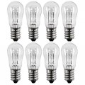 Ocs Parts General Electric We4m305 Dryer Light Bulb 10w 120v S6 E12 Pack Of 8 