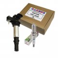 Set Of 1 Ad Auto Parts Ignition Coil 4704 Iridium Tt Spark Plug For Buick Rendezvous Cadillac Srx Sts 3 6l V6 2004-2005 Uf375 
