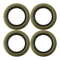 Blue Elf 4 Pcs Trailer Hub Wheel Grease Seal For Dexter Texcom Replaces 01003600 010-036-00 10-36 22333tb Id 2 250 X Od 3 371 