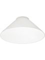 White Cone Shade With 3 1 4 Fitter 