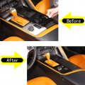 Sekhyna Gear Shift Panel Cover Trim Abs 1pcs Compatible With Corvette C7 Stingray 2014-2019 Center Console Frame Molding