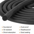Uxcell Foam Rubber Weather Seal Strip 9mm 0 35 Diameter X 8 Meters 26 25ft Long Round Epdm Solid For Reduce Noise Shock
