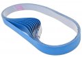 1x30 2000 Grit 9 Micron Blue Polishing Sanding Belts With Cushioned Ultra Flexible Mylar Backing Fine 10 Pack 