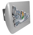 Looney Tunes Bugs Bunny All Metal Brushed Chrome Hitch Cover For Trucks And Suvs Fits Standard 2 In Trailer Receivers Premium 