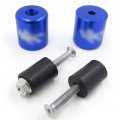 Xkh- Blue Hand Bar End Rubber Compatible With 1999-2012 Suzuki Gsxr 600 750 1000 Gsx1300r Hayabusa B078h627nb