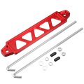 220mm Universal Hollow Aluminum Alloy Car Battery Hold Down Mount Bracket Set Red 5 Holes 10 Inch Bolt 