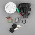 Topteng Motorcycle Ignition Switch With Keys Starter Set Fuel Gas Cap Seat Lock And Fits For Suzuki Gixxer155 2016 2017