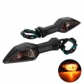2pcs Motorcycle Turn Signal Light 12v Flasher Indicator Blinker Yellow Replacement For Ninja 250 300 400 650 1000 2018-2020 