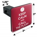 The Flash Keep Calm And Call Tow Trailer Hitch Cover Plug Insert