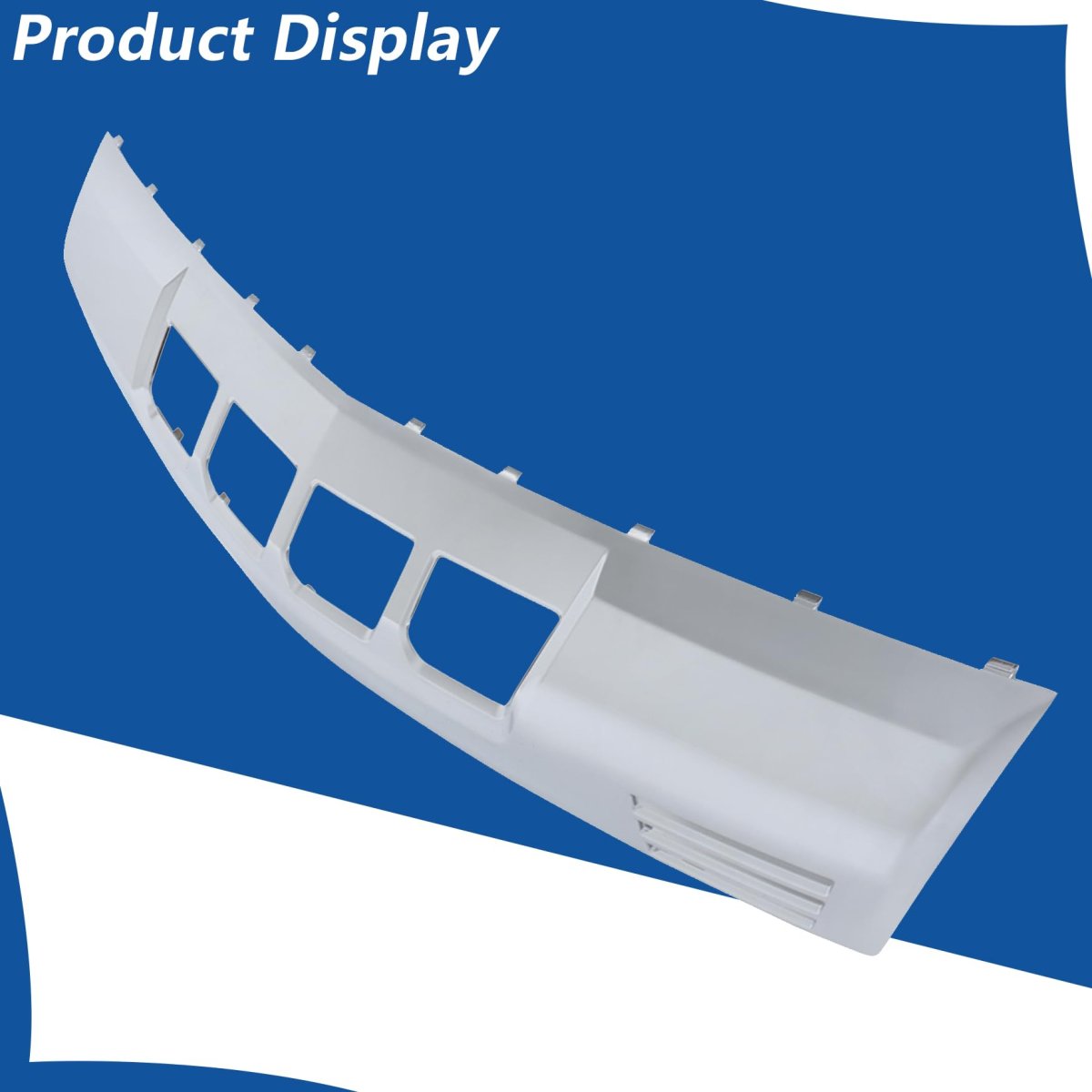 Chrome Front Bumper Lower Valance Skid Plate Replacement For Silverado 1500 2022-2023