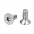 Uxcella M6x14mm 316 Stainless Steel Countersunk Flat Head Hex Socket Cap Screw Bolt 5pcs
