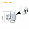 Uxcell Retro Cabinet Door Double Roller Catch Ball Latch With Prong Hardware Mounting Screws 32mm Silver Tone 20pcs