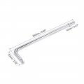 Uxcell 3 Pcs 8 Drive Socket Breaker L Shape Extension Bar Wrench Cr-v