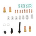 Tig Welding Equipment For Wp 17 18 26 Torches Torch Kit With Gas Lens And Glass Cups 36pcs