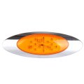 4x 16 Diodes Led Side Marker Lights Amber Lens And Light Universal Waterproof Clearance Trailer For Trucks Rv Bus Peterbilt 