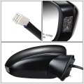 Ma1321187 Factory Style Passenger Right Side Mirror Manual Folding Power Adjust Turn Signal Blind Spot Detection Compatible