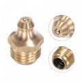 Uxcell Brass Straight Grease Fitting M12 X 1 25mm Thread Hydraulic Accessories 10pcs