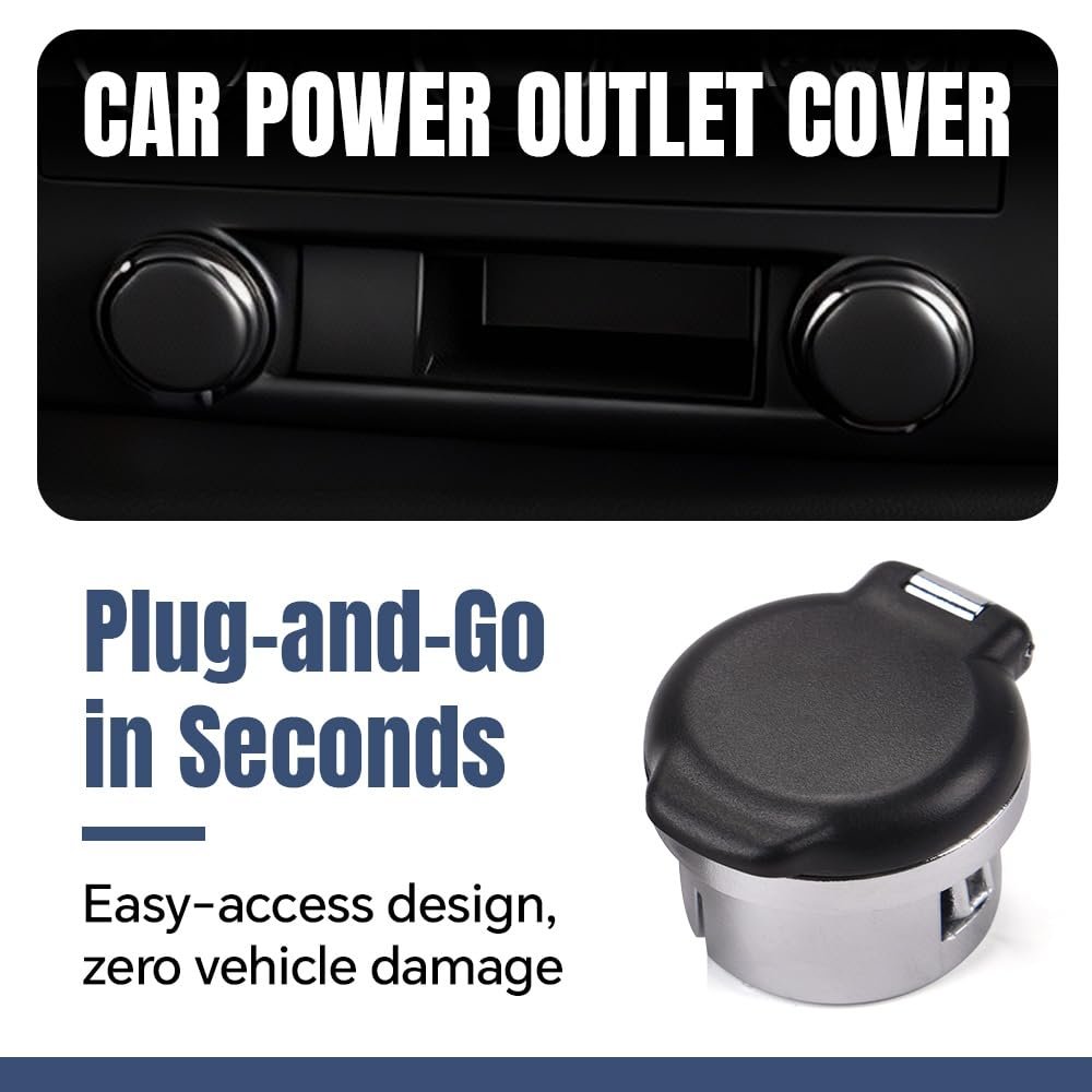 Outlet Plug Cover Dash Cap Panel Retainers For Chevy Silverado Gmc Sierra 2007 2008 2009 2010 2011 2012 2013 12v Power 2pcs