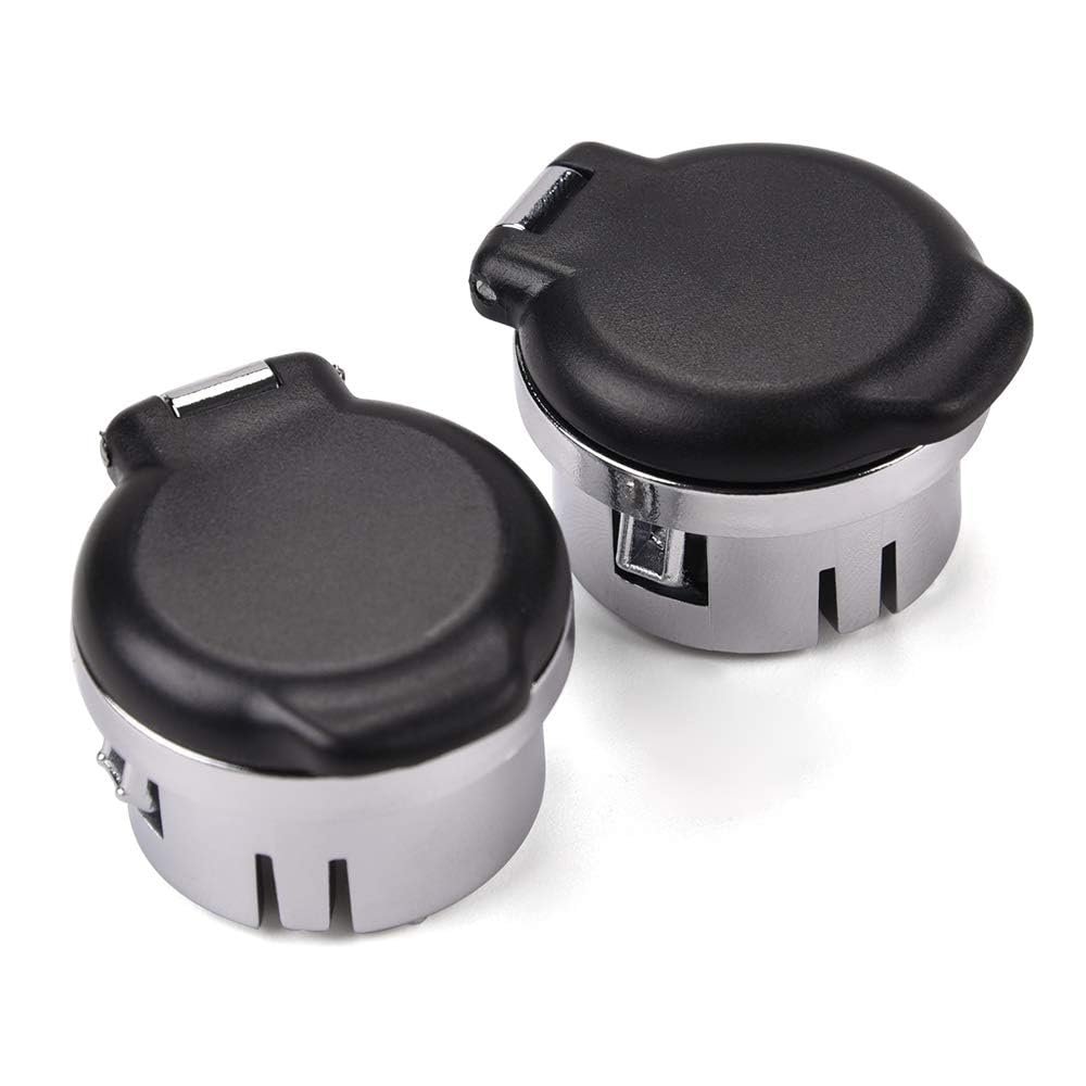 Outlet Plug Cover Dash Cap Panel Retainers For Chevy Silverado Gmc Sierra 2007 2008 2009 2010 2011 2012 2013 12v Power 2pcs