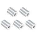 5pcs Aluminum Spacers 3 4 Od X 5 16 Id 1-1 L Screw Standoff Brushed Finish Unthreaded Metal Round Spacer Bushing For M8 Bolts 