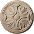 Ekena Millwork Ros05x05rarw Raymond Rosette 5-inch X 3 4-inch Rubberwood 