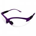 Global Vision Cougar Safety Glasses Nurses Dental Assistant Shooting For Women Men Clear Lens Purple 