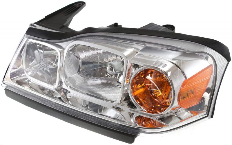 Driver And Passenger Side Headlight For Saturn Vue Base Green Line Red 2006 2007 Halogen With Bulbs Replaces 15877671 15877672