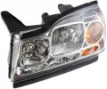 Driver And Passenger Side Headlight For Saturn Vue Base Green Line Red 2006 2007 Halogen With Bulbs Replaces 15877671 15877672