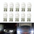 10pcs Incandescent 7443 T20 Tail Lamp Turn Signal Parking Reverse Bulb Clear White