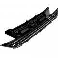 Front Upper And Lower Grille Chrome Bumper Mesh Grill For Honda Crv 2007 2008 2009 Black Plastic Radiator Guard