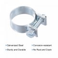 Uxcell 17-19mm Mini Fuel Injection Hose Clamp Zinc Plated Steel Line 12pcs