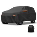 Waterproof Outdoor Car Cover For Genesis Gv80 210d Pu Material With Uv Protection Full Exterior Coverage Left Side Door Zipper 