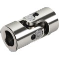 Chrome Steering Shaft U Joint Coupling 1 In Dd X 83mm Steel Automotive Universal For Grinding Machines And Parking Lifts 
