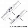Uxcell Adjustable Tap Wrench Handle For Metric M1-m8 W1 16-1 4s Thread Tap Holder Reamer Hand Tapping Tool Machinist Repair