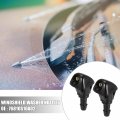 X Autohaux 2pcs Windshield Washer Nozzle For Honda Civic Crv City 2003-2008 2 5 Meters Hose With Connectors Kit Replaces
