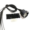 Pigtail Harness Wpt-1208 8u2z-14s411-cb 18 In 12 Pole Female Sealed Connector Awg Terminals Housing 2w9t-14a464-ha Or 