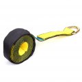 Ocpty Heavy Duty 4x Lasso Strap Car Hauler Tow Dolly Tire Wheel Tie Down Straps 2 X 12 Yellow
